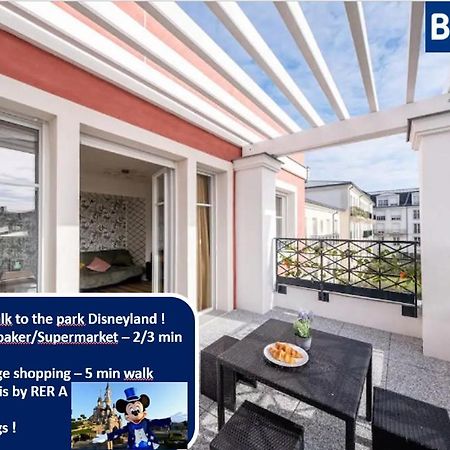 Disney At Home 3 Bed Rooms- Confort 90M2 - Best Location Serris Ngoại thất bức ảnh