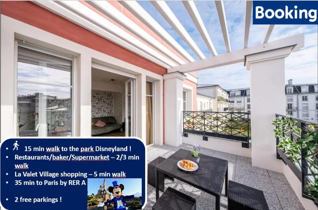 Disney At Home 3 Bed Rooms- Confort 90M2 - Best Location Serris Ngoại thất bức ảnh